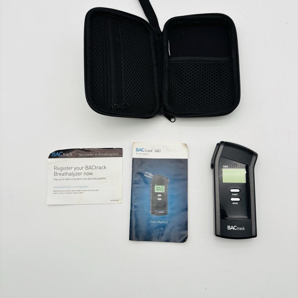 BACtrack S80 Professional Breathalyzer Alcohol Tester - Tested No Mouthpieces